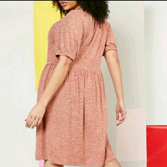 NEW Plus Knit Smock Dress - Picture 3 of 6